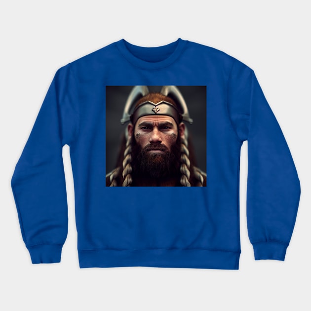 Viking Raider Crewneck Sweatshirt by Grassroots Green